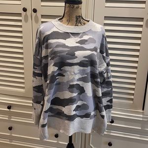 Aerie camo sweatshirt tunic- Like New!